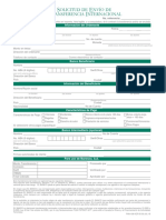 Solicitud de Envío de Transferencia Internacional: Información Del Ordenante