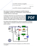 Luz de Emergencia Con SCR y Batería Recargable - Electrónica Unicrom