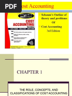 Cost Accounting: Schaum's Outline of Theory and Problems of Cost Accounting