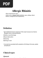 Allergic Rhinitis