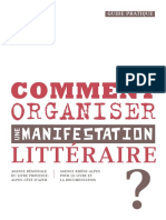 Comment Organiser Une Manifestation Litteraire