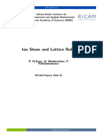 Ian Sloan and Lattice Rules: P. Kritzer, H. Niederreiter, F. Pillichshammer