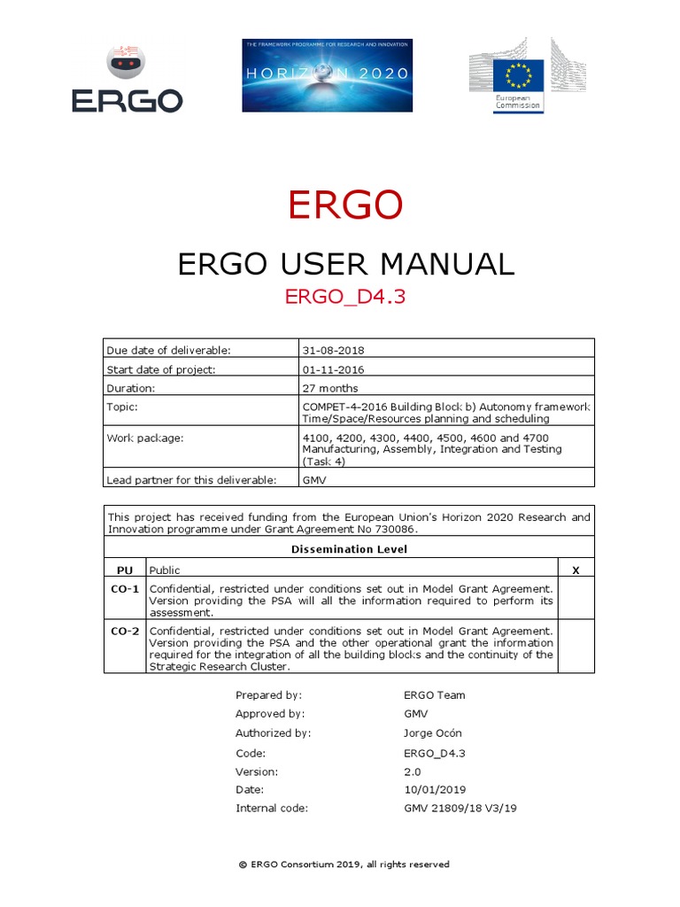 Ergo User Manual | PDF | Software Framework | Use Case