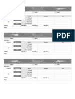 Micro Lite 20 Player Character Record Sheet