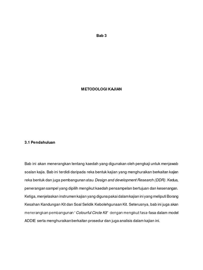 Siti Khatini Bab 3 Edit Dr Ain Pdf