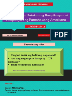 DEVICES - AP6, Q2, WEEK 2, DAY 2 - Mga Patakarang Pasipikasyon at Kooptasyon NG Pamahalaang Amerikano