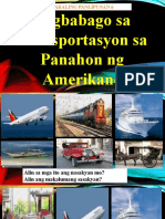 AP-Pagababago NG Transportasyon