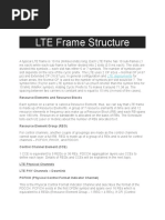 LTE Frame Structure