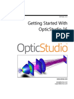 Getting Started With OpticStudio 16