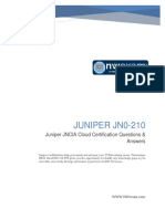JUNIPER JN0-210: Juniper JNCIA Cloud Certification Questions & Answers
