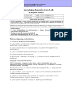 8vo Guía Nº 4 de Auto Aprendizaje y Evaluación 8año A y B