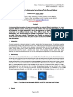 Impact Analysis of A Motorcycle Helmet Using Finite Element Method