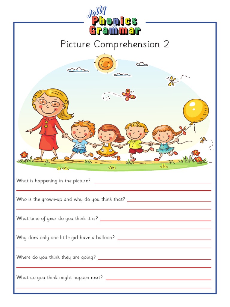 Picture comprehension questions for kids | PDF