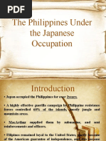 Chapter 13 The Philippine Under The Japanese Occupation