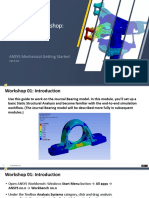 Workshop To Practics ANSYS 19.2