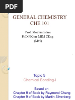 General Chemistry Che 101: Prof. Moavin Islam PHD Ficorr Mim Ceng (Mvi)