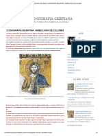 Iconografia Cristiana - Iconografía Bizantina - Simbología de Colores