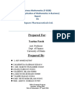 Business Mathematics Report Cover