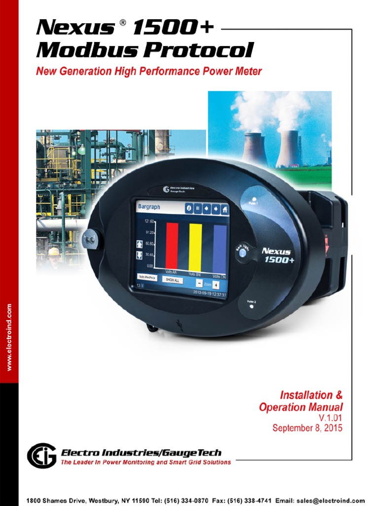 Modbus Manual V 1 01 E Computer Data Computing