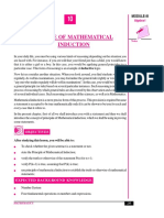 Principle of Mathematical Induction