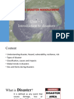 Ge8071 Disaster Management: Unit - I Introduction To Disasters