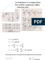 Effect of source impedance in fully controlled rectifier