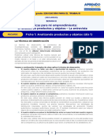 RECURSOS - Técnicas para Mi Emprendimiento 3° 4 ° y 5° PDF