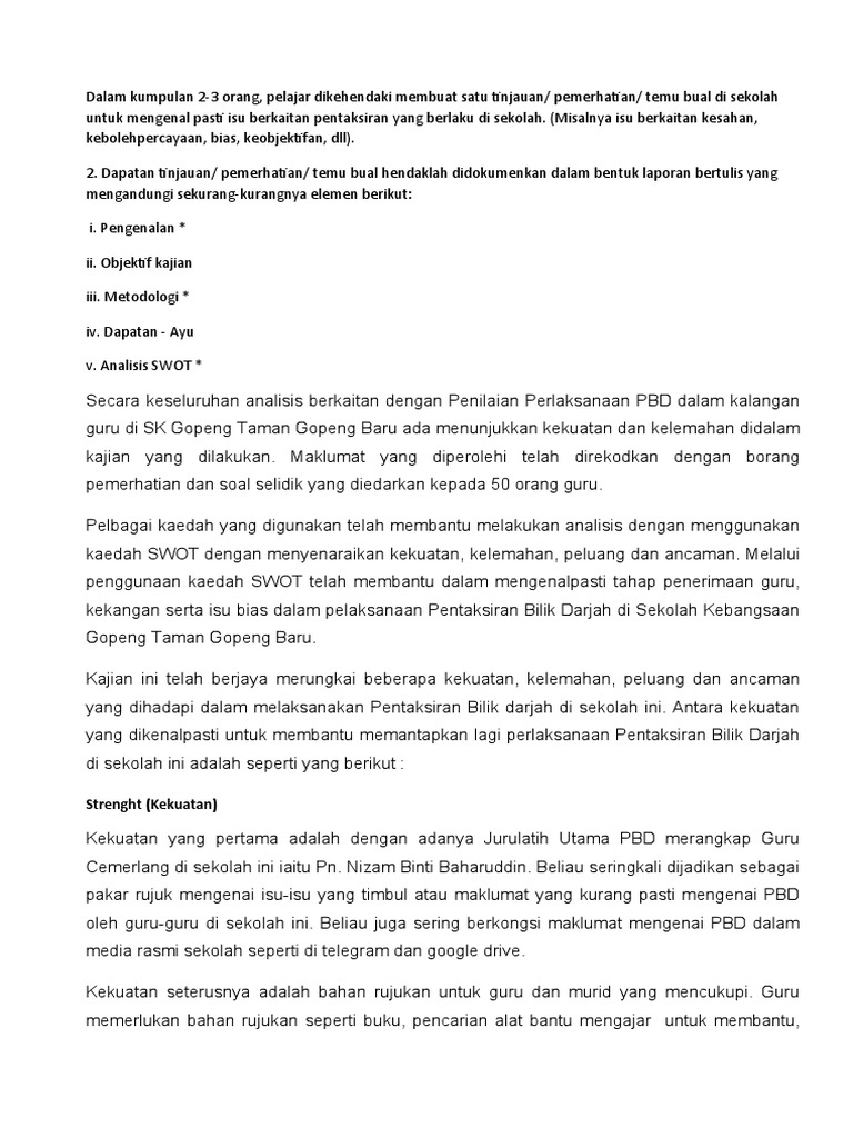 Swot Pdf