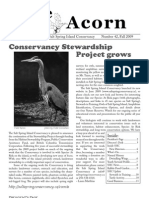 Fall 2009  Acorn Newsletter - Salt Spring Island Conservancy