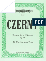 Czerny - The School of Velocity, Op 299