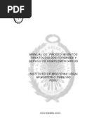 Levantamiento de Cadaver