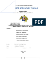 Análisis Estadístico Del Rendimiento de La Producción Nacional de Palta en El Periodo de 2011-2013 Final