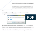 Uninstall and Remove PDF Architect Step by Step