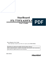 Starboard Fx-77/Fx-63/Fx-82W: User'S Guide