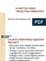 Identifikasi Dan Ukuran Faktor Risiko Dalam Penelitian Kesehatan