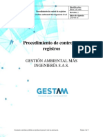 PROC-GC-009 Procedimiento de control de registros_Revisión2