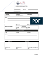 HRD01 - Personnel Requesition Form