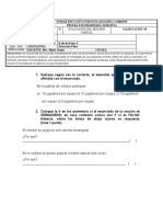 Prueba de II Parcial II Quimestre 8C