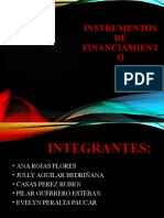 INSTRUMENTOS DE FINANCIAMIENTO Okk