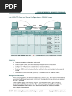 Lab 9.2.5 VTP Client and Server Configurations - 2924XL Series