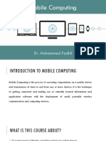 Mobile Computing - 1