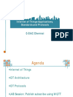 C-DAC Chennai: Internet of Things-Applications, Standards and Protocols