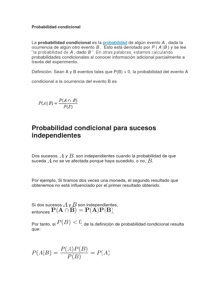 Download Probabilidad Independiente Definicion Background