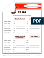 Verb Conjugation To Do PDF