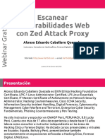 Webinar Gratuito: Escanear Vulnerabilidades Web Con Zed Attack Proxy