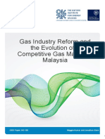 Gas Industry Reform and The Evolution of A Competitive Gas Market in Malaysia NG 158