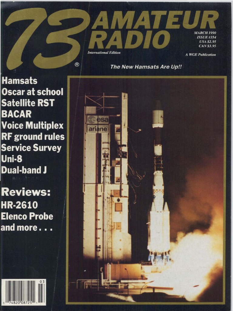 03 March 1990 PDF | PDF | Amateur Radio | Computer Keyboard