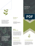 Green and White Plants Science Brochure