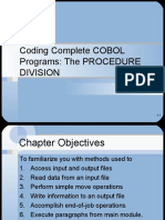 Coding Complete COBOL Programs: The PROCEDURE Division