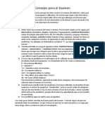 Consejos Para el Examen de Admisión.docx